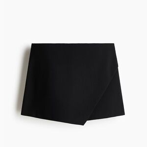 H and M Black Asymmetrical Mini Romper